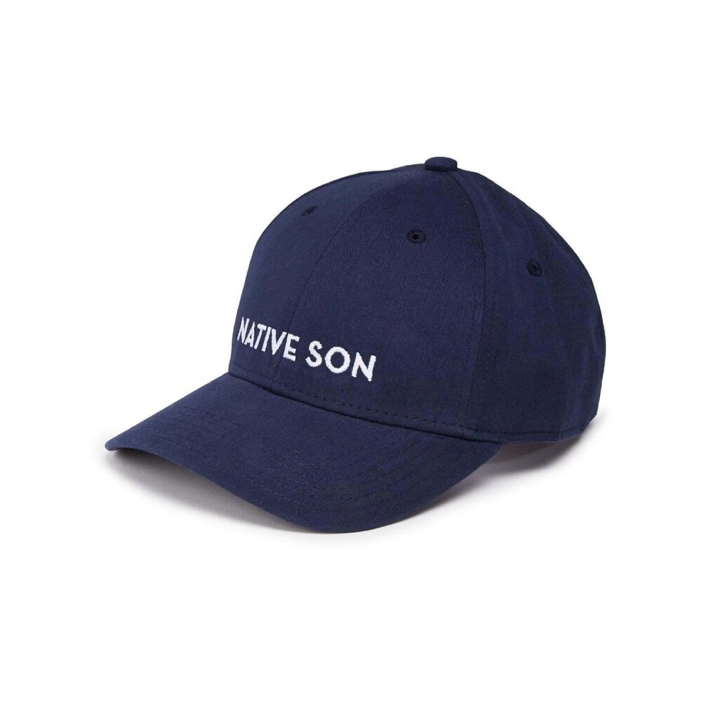 Gents Mens Native Son Embroidered Adjustable Ball Cap Navy Blue